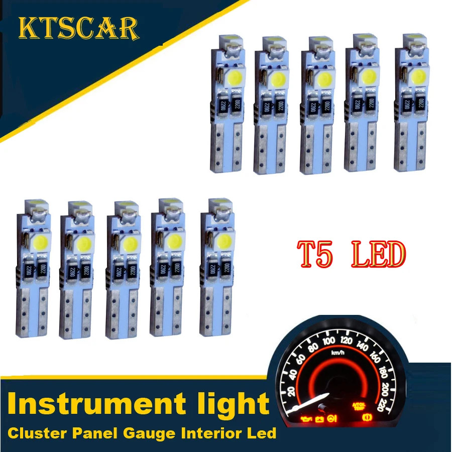 KTSCAR 1000 шт. авто светодиодный T5 3 светодиодный smd 3528 Клин светодиодный светильник лампа 3SMD Подсветка приборной панели светильник s панель с пр...
KTSCAR 1000 шт. авто светодиодный T5 3 светодиодный smd 3528 Клин светодиодный светильник лампа 3SMD Подсветка приборной панели светильник s панель с пр...