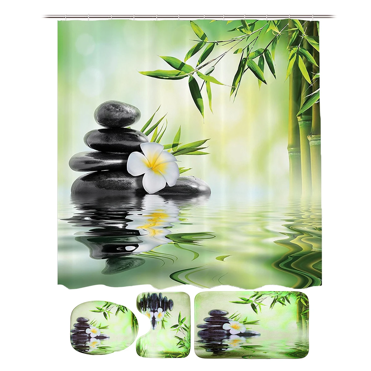 Bamboo Printed Waterproof Shower Curtain, Bathroom Shower Curtain, Polyester Printed Shower Curtain
Bamboo Printed Waterproof Shower Curtain, Bathroom Shower Curtain, Polyester Printed Shower Curtain