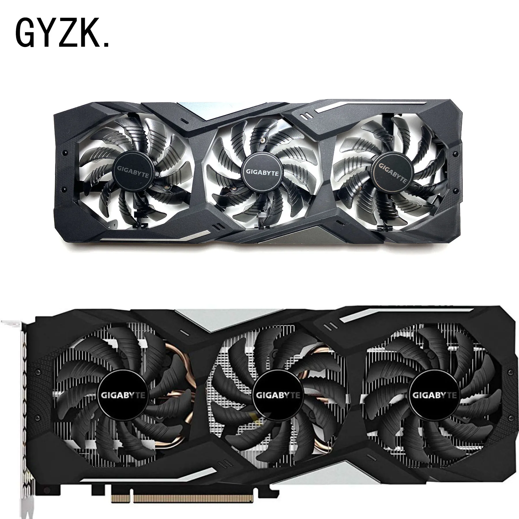 

New For GIGABYTE GeForce RTX2060 2060S 2070 GTX1660 1660ti 1660S Gaming OC Graphics Card Replacement Fan panel with fan