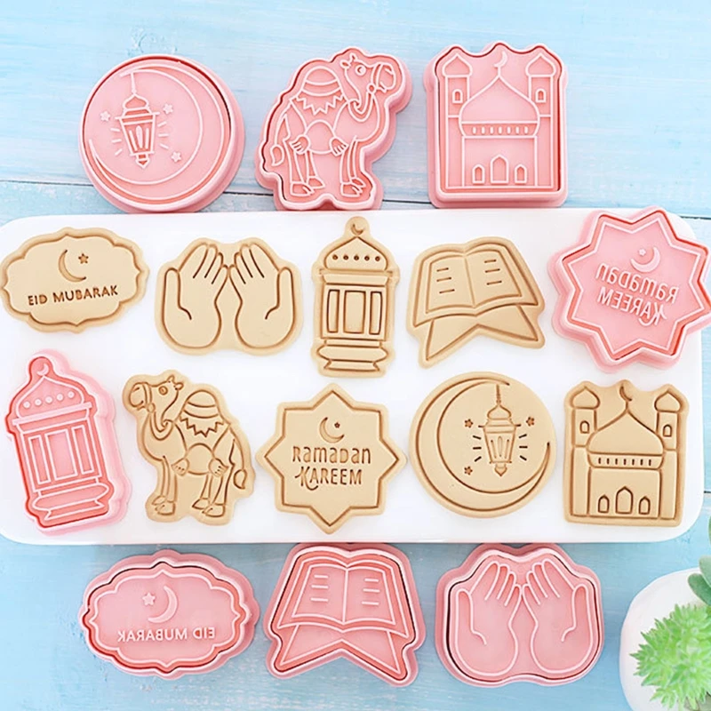 Biscuit Mold PP Material Cute DIY Cookie Cutting Moulds Eid Ramadan Series Shape 
Biscuit Mold PP Material Cute DIY Cookie Cutting Moulds Eid Ramadan Series Shape