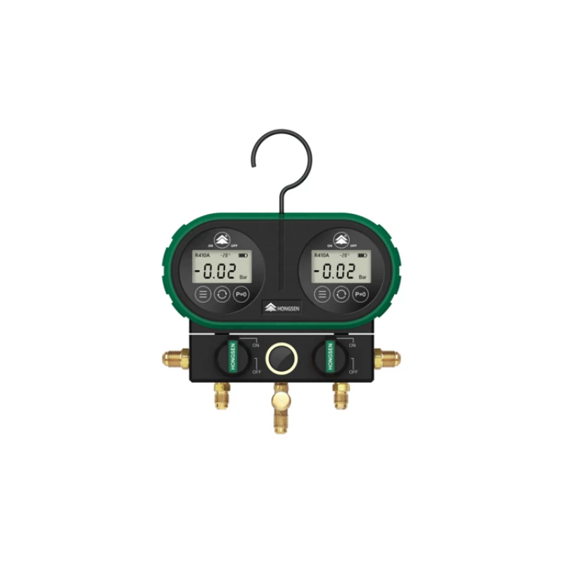 High quality aluminum alloy digital manifold pressure gauge or manifold gauge set HS-DVS60-101A
High quality aluminum alloy digital manifold pressure gauge or manifold gauge set HS-DVS60-101A