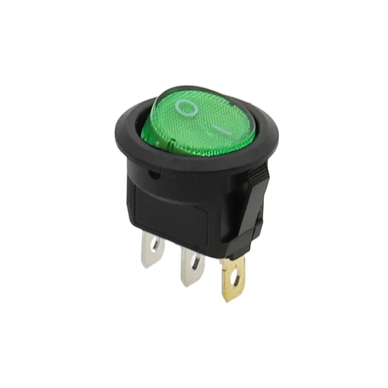 Круглый светодиодный переключатель KCD1 12В
Круглый светодиодный переключатель KCD1 12В