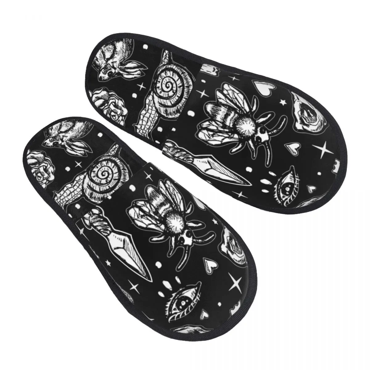 Full Of Secrets Oddities Witchcraft Goth Punk Pattern Memory Foam House Slippers Women Halloween Comfy Warm Anti-Skid Slipper
Full Of Secrets Oddities Witchcraft Goth Punk Pattern Memory Foam House Slippers Women Halloween Comfy Warm Anti-Skid Slipper