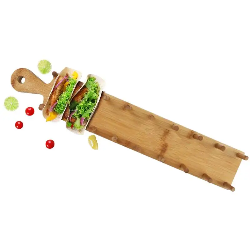 Прочная стандартная стойка для Тако из бамбука W-образной формы, жесткая стойка для мексиканской еды, Вмещает 8 талонов, кухонный инструмент,...
Прочная стандартная стойка для Тако из бамбука W-образной формы, жесткая стойка для мексиканской еды, Вмещает 8 талонов, кухонный инструмент,...