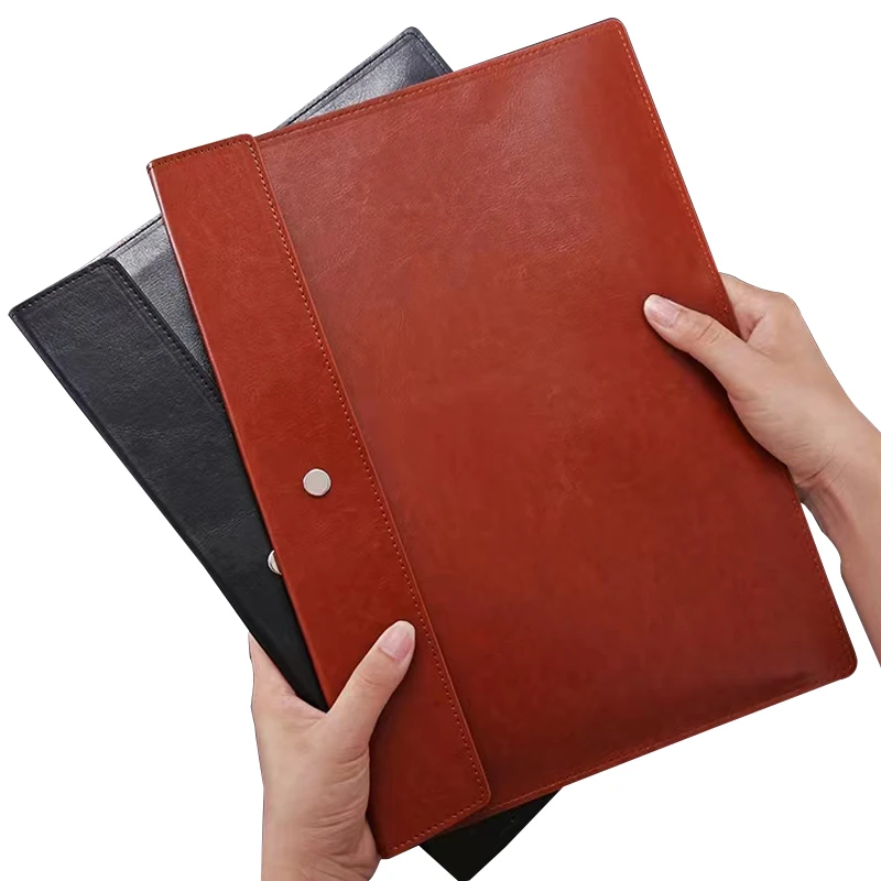 A4 Document Holder Organizer PU Leather File Folder for Paper Storage Bag Pocket Briefcase School Supplies Office Stationery
A4 Document Holder Organizer PU Leather File Folder for Paper Storage Bag Pocket Briefcase School Supplies Office Stationery