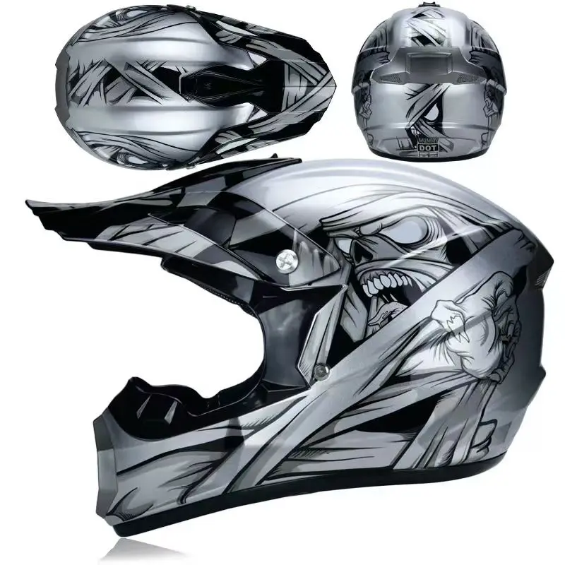 Off Road Motorcycle Helmet Outdoor Cool Riding Men's and Women's All-purpose Motorcycle Helmet Three Pieces Free
Off Road Motorcycle Helmet Outdoor Cool Riding Men's and Women's All-purpose Motorcycle Helmet Three Pieces Free
