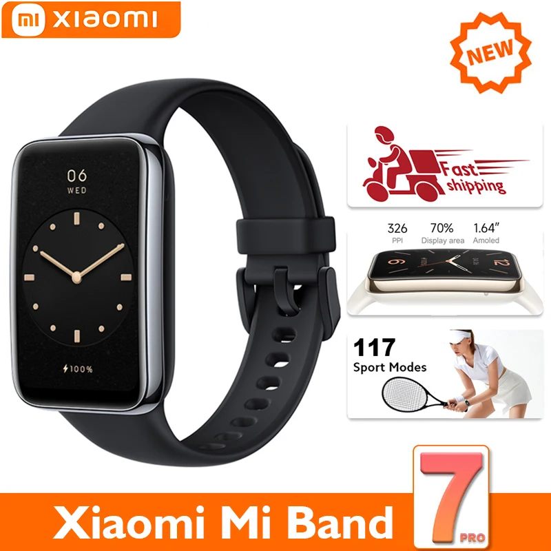 Смарт-браслет Xiaomi Mi Band 7, полноцветный квадратный экран AMOLED 1,64 дюйма, пульсометр, оксиметр в крови, NFC, спортивные водонепроницаемые часы
Смарт-браслет Xiaomi Mi Band 7, полноцветный квадратный экран AMOLED 1,64 дюйма, пульсометр, оксиметр в крови, NFC, спортивные водонепроницаемые часы
