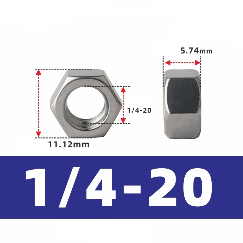Гайки шестигранные нержавеющая сталь 304 DIN934-MZ001 UNC 5/16-40, 6/32, 8/32, 10/24, 1/4
Гайки шестигранные нержавеющая сталь 304 DIN934-MZ001 UNC 5/16-40, 6/32, 8/32, 10/24, 1/4