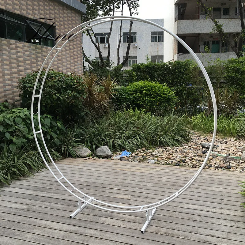 New White Wedding Arch Metal Flower Arch Outdoor Round Stand Background Flower Arch Birthday Party Decoration 50PC Free Balloons
New White Wedding Arch Metal Flower Arch Outdoor Round Stand Background Flower Arch Birthday Party Decoration 50PC Free Balloons