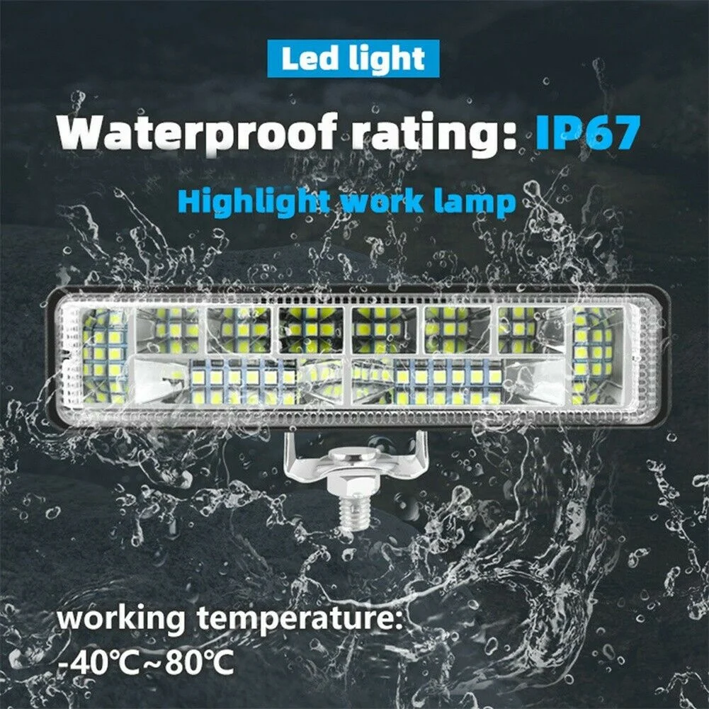 1pc Flood Fog Lamp LED Work Light Waterproof White 12V-24V 72W ATV 4WD Bar Offroad 6500K Engineering Auxiliary Lighting
1pc Flood Fog Lamp LED Work Light Waterproof White 12V-24V 72W ATV 4WD Bar Offroad 6500K Engineering Auxiliary Lighting
