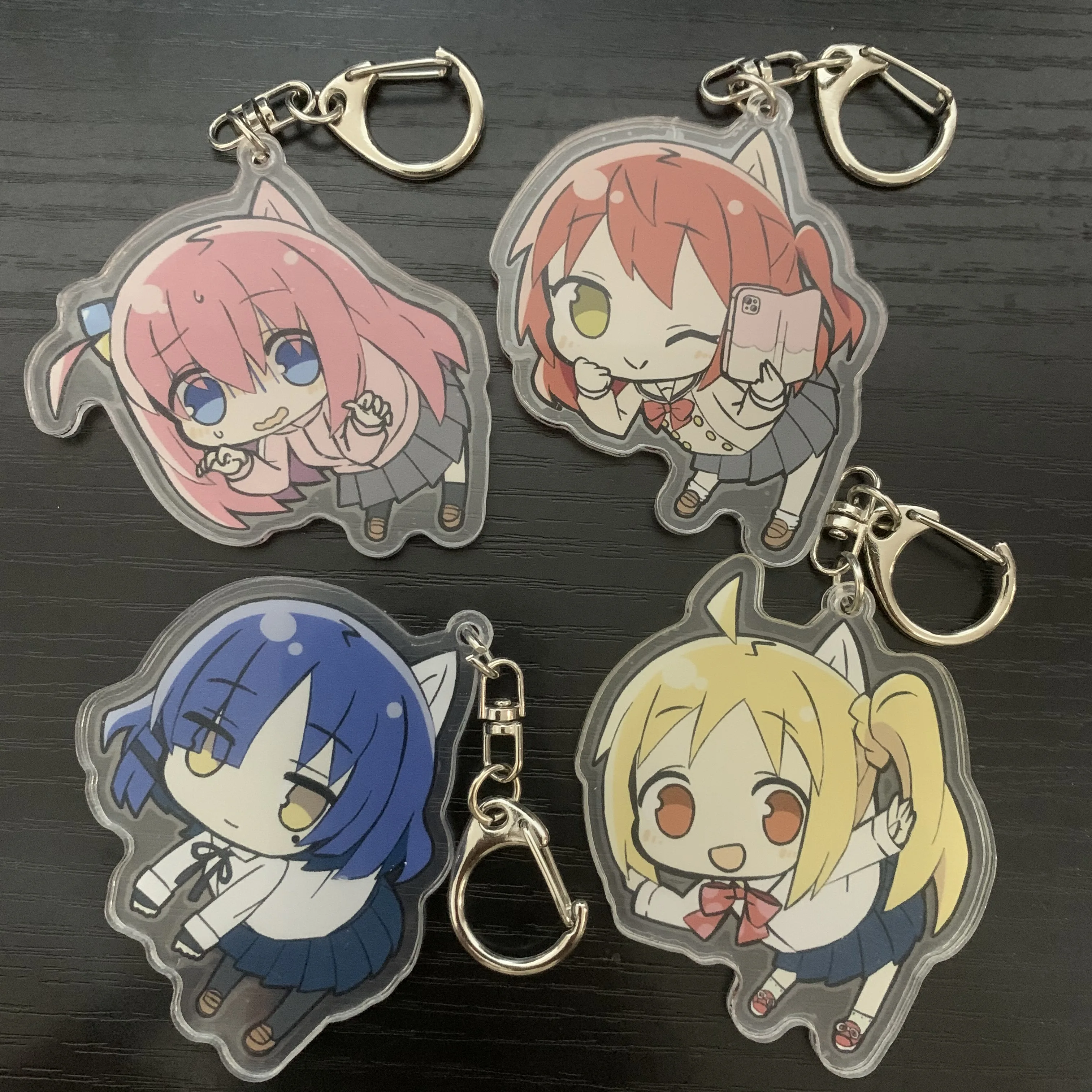 6CM Anime Bocchi the rock Figures Gotou Hitori Ijichi Nijika Yamada Ryo Kita Ikuyo Cosplay Acrylic Cute Key Chains Fans Gifts
6CM Anime Bocchi the rock Figures Gotou Hitori Ijichi Nijika Yamada Ryo Kita Ikuyo Cosplay Acrylic Cute Key Chains Fans Gifts