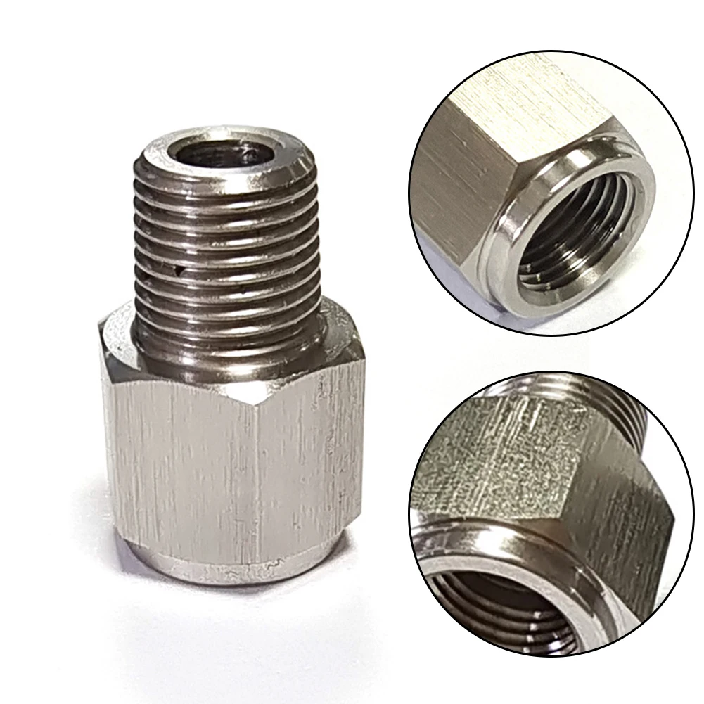 1/8\" NPT Male To M10x1.0 Female Stainless Steel Oil Pressure Gauge Adapter Car Accessories High-quality Screw Adapters
1/8\" NPT Male To M10x1.0 Female Stainless Steel Oil Pressure Gauge Adapter Car Accessories High-quality Screw Adapters