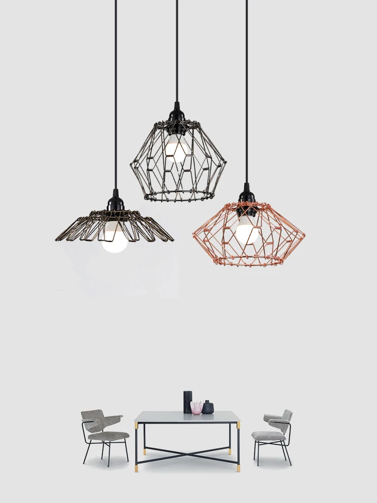 WLGNM Retro Iron Pendant Lights 5 Variable Shapes Vintage Industrial E27 Indoor Hanging Lamp For Home Corridor Restaurant Lights
WLGNM Retro Iron Pendant Lights 5 Variable Shapes Vintage Industrial E27 Indoor Hanging Lamp For Home Corridor Restaurant Lights