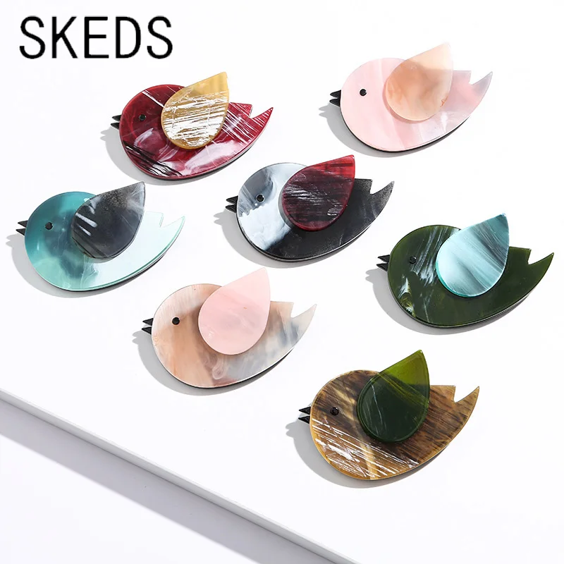 SKEDS Fashion Cute Bird Acrylic Brooches For Women Men Cartoon Vintage Badges Lapel Pins Unisex Clothes Coat Animal Brooch Pin
SKEDS Fashion Cute Bird Acrylic Brooches For Women Men Cartoon Vintage Badges Lapel Pins Unisex Clothes Coat Animal Brooch Pin
