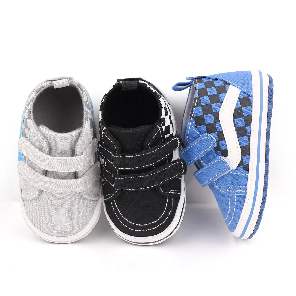 

Newborn Baby Shoes Boys First Walkers Shoes Infants soft bottom Anti-skid Prewalker Sneakers 0-18 Months Gift