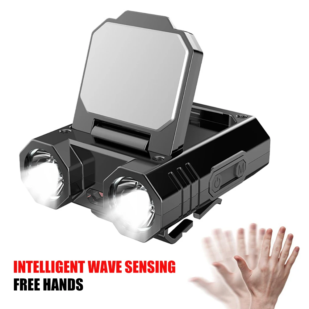 USB Rechargeable Headlamp LED Hat Clip Light Motion Sensor Headlight Camping Flashlight Head Light Torch Lamp Built-in Battery
USB Rechargeable Headlamp LED Hat Clip Light Motion Sensor Headlight Camping Flashlight Head Light Torch Lamp Built-in Battery