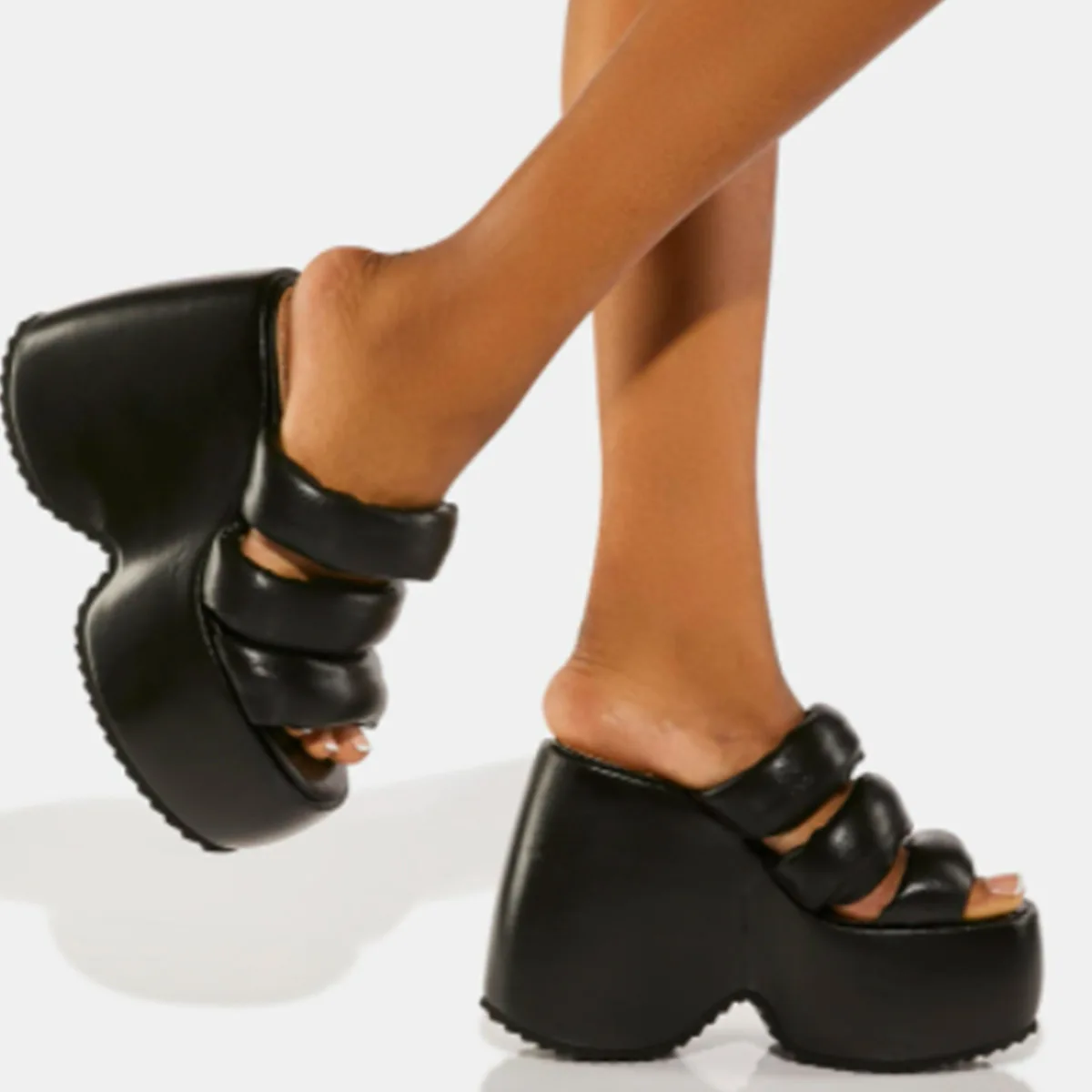 2022 New Summer Black Chunky Platform Wedges Woman Slippers Mules Slides Leisure Comfy Outdoor Woman Beach Shoes
2022 New Summer Black Chunky Platform Wedges Woman Slippers Mules Slides Leisure Comfy Outdoor Woman Beach Shoes