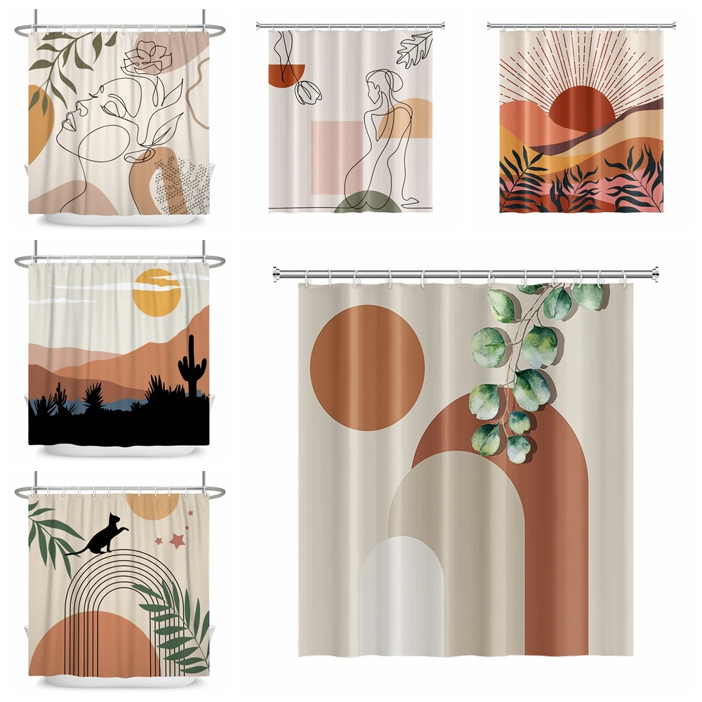 Nordic Wind Abstract Art Boho Shower Curtain Waterproof Polyester Bath Curtain Morandi Color Block Curtains For Bathroom Decor
Nordic Wind Abstract Art Boho Shower Curtain Waterproof Polyester Bath Curtain Morandi Color Block Curtains For Bathroom Decor