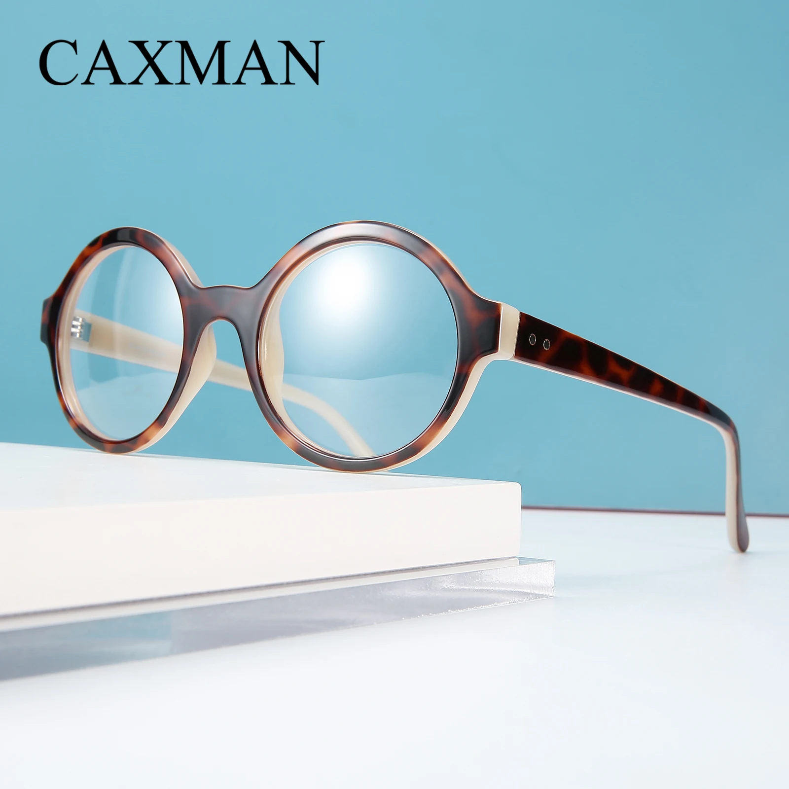 CAXMAN TR90 Glasses Frame for Women Fashion Vintage Round Ultralight Eye Myopia Prescription Eyeglasses
CAXMAN TR90 Glasses Frame for Women Fashion Vintage Round Ultralight Eye Myopia Prescription Eyeglasses
