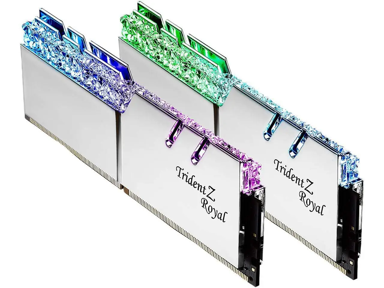 

G.Skill Trident Z Royal Series, 16 ГБ, 32 ГБ, 64 ГБ, 4,3-контактный (стандартная) SDRAM DDR4, 288 МГц, 3600 МГц, 4000 МГц, двухканальная память для настольного компьютера