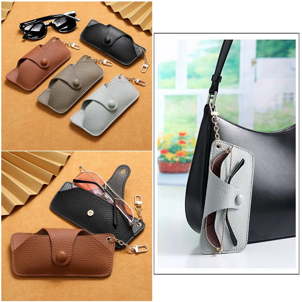 Portable Retro Handmade PU Leather Glasses Bag with Lanyard Hanging Sunglasses Case Simple Glasses Storage Box Sunglasses Case
Portable Retro Handmade PU Leather Glasses Bag with Lanyard Hanging Sunglasses Case Simple Glasses Storage Box Sunglasses Case