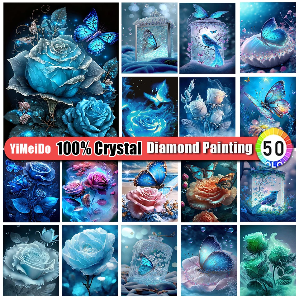 YiMeiDo 100% Crystal Diamond Painting Rose 5D DIY Embroidery Diamond Embroidery Butterfly Flower Full 5d Mosaic Home Decor Gift
YiMeiDo 100% Crystal Diamond Painting Rose 5D DIY Embroidery Diamond Embroidery Butterfly Flower Full 5d Mosaic Home Decor Gift
