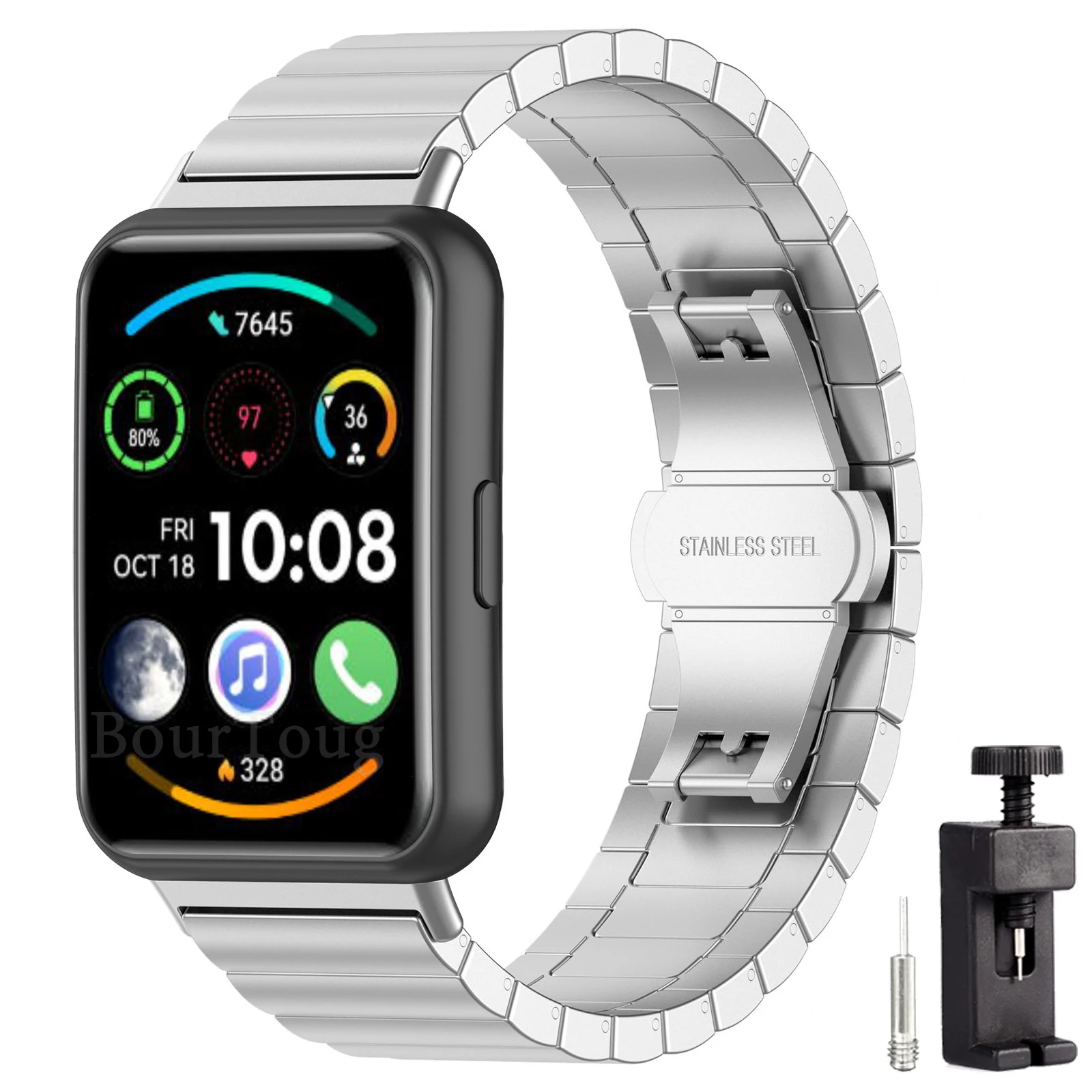 Stainless Steel Strap Loop For Huawei Fit Fit2 Metal Women Men Watch Bracelet Correa For Huawei Watch Fit 2 Clasp Watchband
Stainless Steel Strap Loop For Huawei Fit Fit2 Metal Women Men Watch Bracelet Correa For Huawei Watch Fit 2 Clasp Watchband