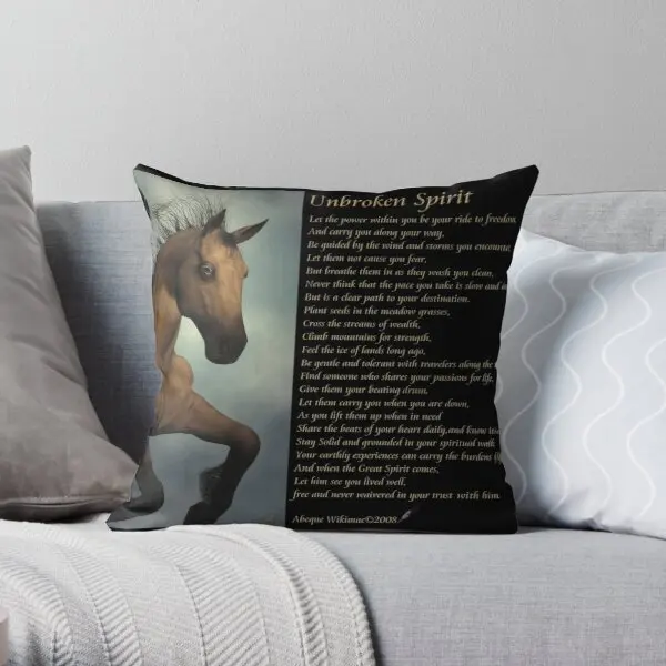 Unbroken Spirit Printing Throw Pillow Cover Wedding Comfort Home Throw Anime Sofa Bedroom Office Case Soft Pillows not include
Unbroken Spirit Printing Throw Pillow Cover Wedding Comfort Home Throw Anime Sofa Bedroom Office Case Soft Pillows not include