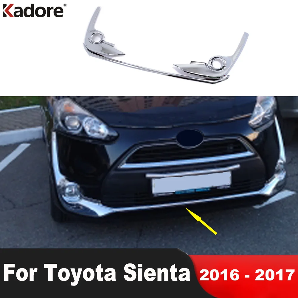 Front Bumper Cover Trim For Toyota Sienta 2016 2017 2nd Ge XP170 Chrome Car Front Foglight Fog Lamp Molding Trims Accessories
Front Bumper Cover Trim For Toyota Sienta 2016 2017 2nd Ge XP170 Chrome Car Front Foglight Fog Lamp Molding Trims Accessories