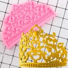 3D Large Crown Fondant Mold Baroque Style Silicone Mold Fondant Cake Decorating Tools Chocolate Gumpaste Mould DIY Baking Tools
3D Large Crown Fondant Mold Baroque Style Silicone Mold Fondant Cake Decorating Tools Chocolate Gumpaste Mould DIY Baking Tools