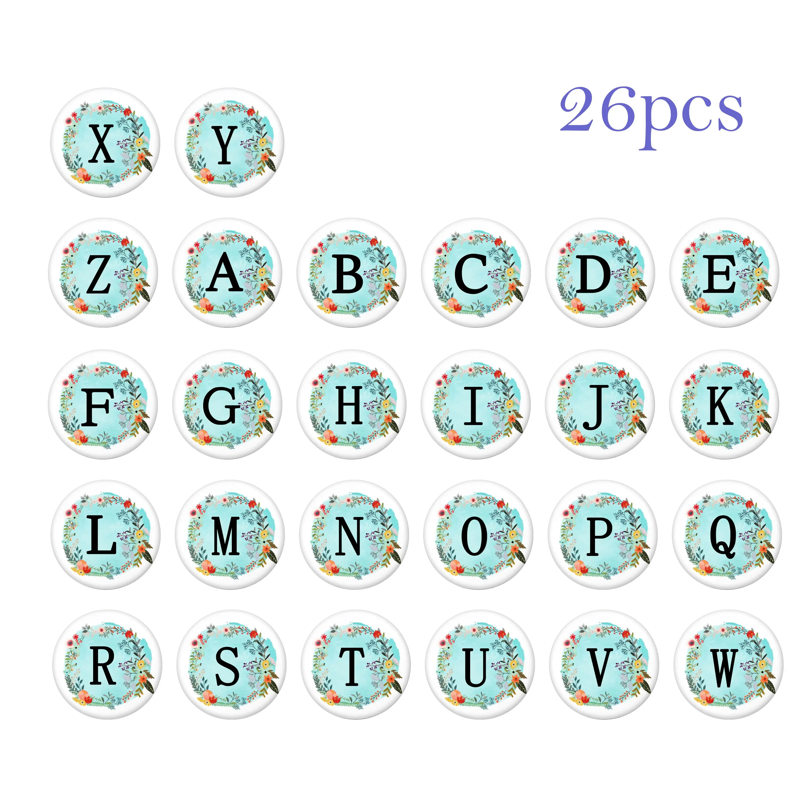 Alphabet Image printing DIY Round Photo Glass Cabochon 20mm Painted metal snaps Z1024
Alphabet Image printing DIY Round Photo Glass Cabochon 20mm Painted metal snaps Z1024