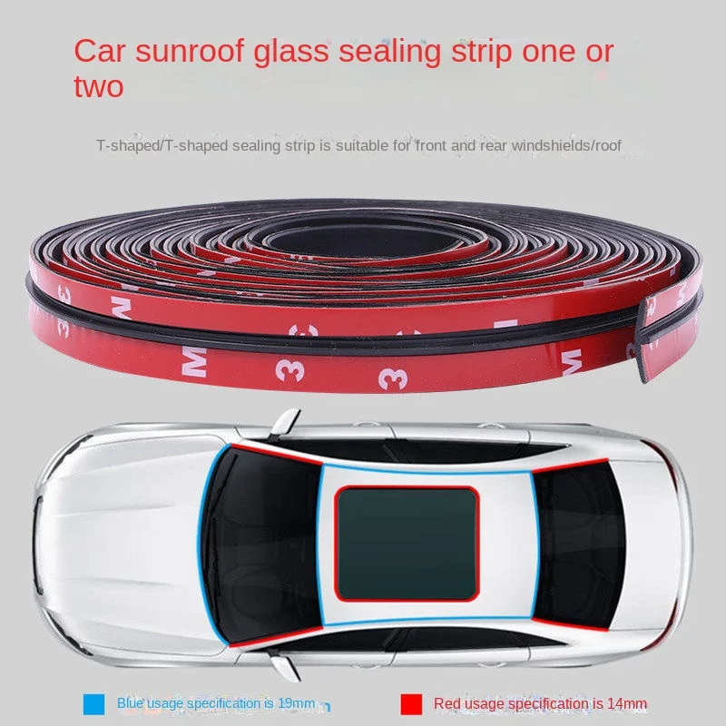 Universal Self Adhesive Auto Rubber Weather Draft Seal Strip Car Windshield Edge Sealing Strip Soundproof T-Type Edge Sticker
Universal Self Adhesive Auto Rubber Weather Draft Seal Strip Car Windshield Edge Sealing Strip Soundproof T-Type Edge Sticker