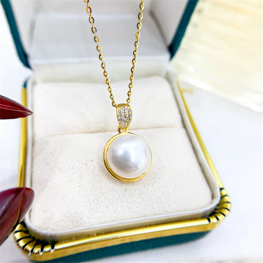 S925 Sterling Silver Pearl Pendant Mountings, Charm Findings, Pendant Settings Jewelry Parts Fittings Women Accessories
S925 Sterling Silver Pearl Pendant Mountings, Charm Findings, Pendant Settings Jewelry Parts Fittings Women Accessories