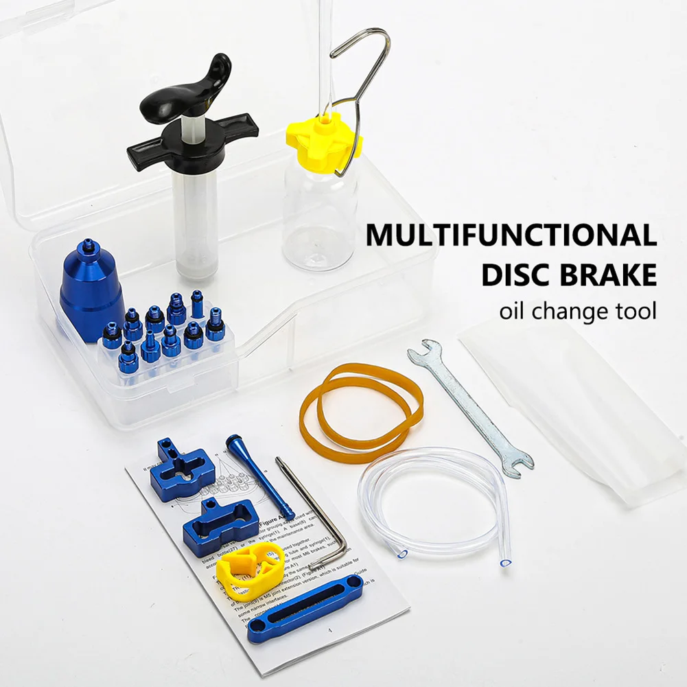 MTB Bicycle Hydraulic Disc Brake Oil Bleed Kit Tools For SHIMANO, SRAM, TEKTRO, MAGURA Series MTB Road Bike Brake Repair Tool
MTB Bicycle Hydraulic Disc Brake Oil Bleed Kit Tools For SHIMANO, SRAM, TEKTRO, MAGURA Series MTB Road Bike Brake Repair Tool