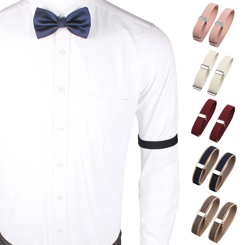 6 Colors Adjustable Elastic Armband Convenient Unisex Solid Shirt Sleeve Cuffs Holder Party Wedding Clothing Accessories
6 Colors Adjustable Elastic Armband Convenient Unisex Solid Shirt Sleeve Cuffs Holder Party Wedding Clothing Accessories