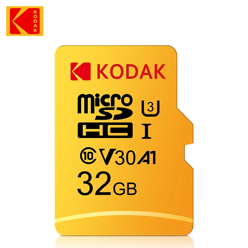 

50pcs/lot KoDak Memory Card 128GB High Speed Micro TF Mini SD 32gb 64gb Class 10 U3 V30 UHS-I 64GB 32GB 128GB Micro Flash Cards