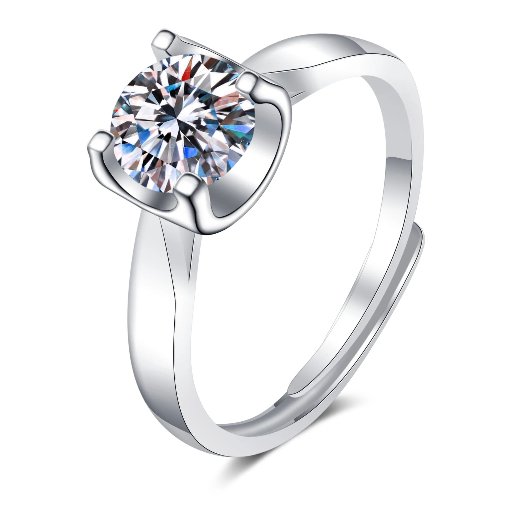 Aisne Real 1ct 2ct VVS D Color Moissanite Wedding Rings For Girls Engagement White Gold Color 925 Sterling Silver Jewelry Rings
Aisne Real 1ct 2ct VVS D Color Moissanite Wedding Rings For Girls Engagement White Gold Color 925 Sterling Silver Jewelry Rings