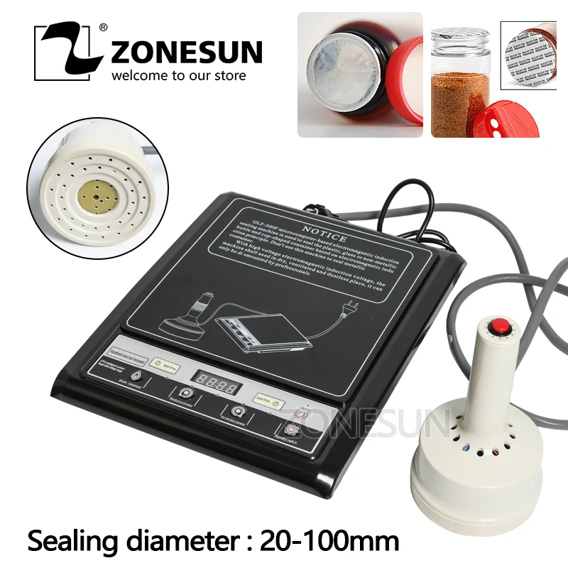 ZONESUN GLF-500F micro sealing machine hand-held electromagnetic induction aluminum foil sealing Continuous Induction Sealer
ZONESUN GLF-500F micro sealing machine hand-held electromagnetic induction aluminum foil sealing Continuous Induction Sealer