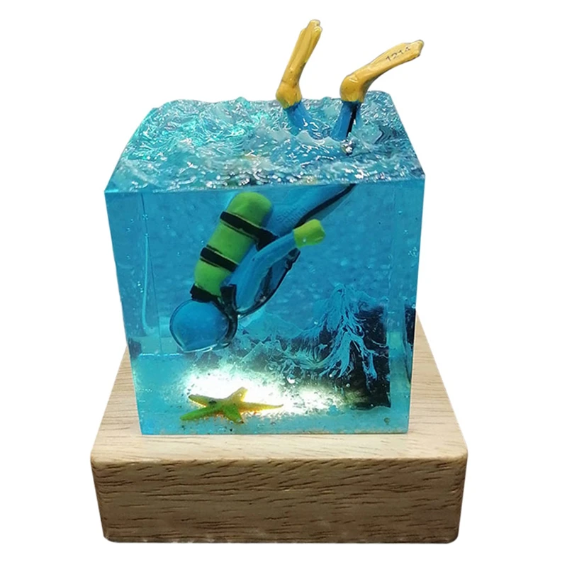 USB LED Night Light, Diver Decoration Novelty Gift For Valentine's Day Or Children Bedroom, Baby Room Bedside Night Lamp
USB LED Night Light, Diver Decoration Novelty Gift For Valentine's Day Or Children Bedroom, Baby Room Bedside Night Lamp