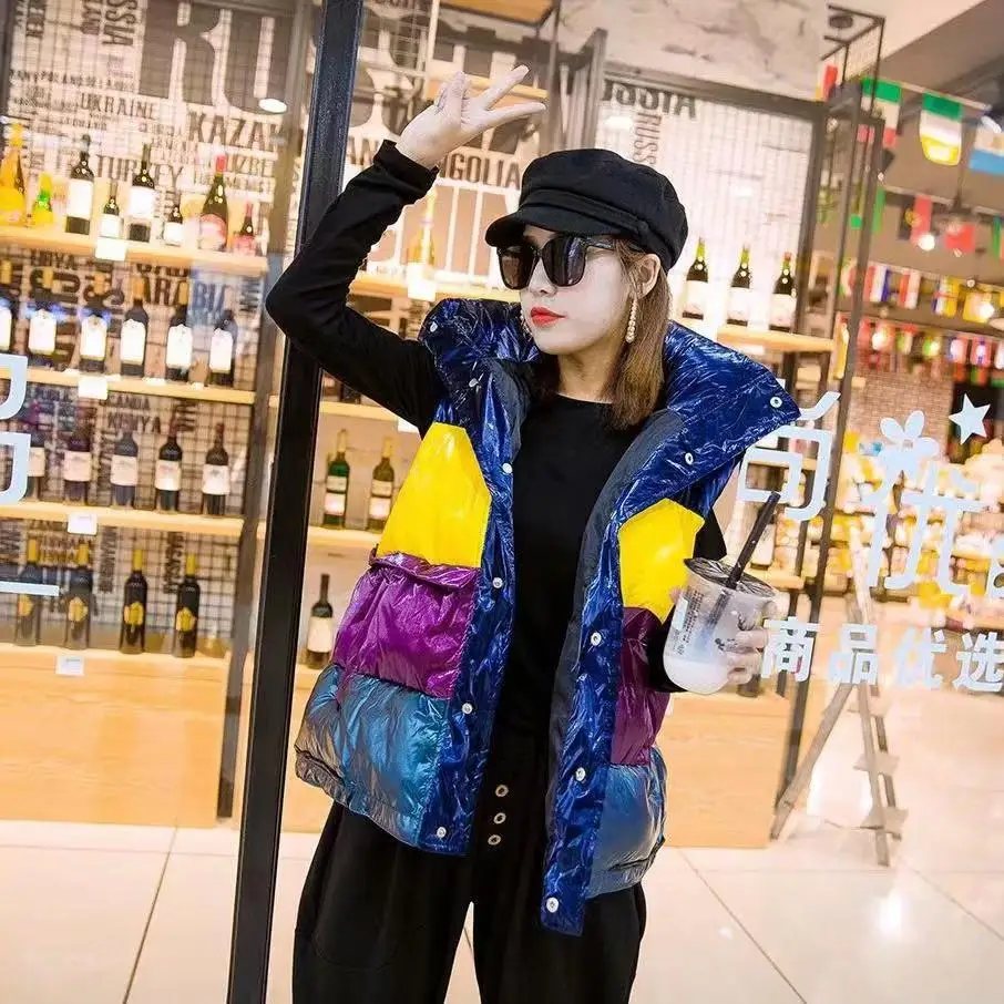 Hot Sale New Arrivals Ultra Light Vest Women Short Down Vest Windproof Lightweight Warm Waistcoat Female Down Coat Sleeveless
Hot Sale New Arrivals Ultra Light Vest Women Short Down Vest Windproof Lightweight Warm Waistcoat Female Down Coat Sleeveless