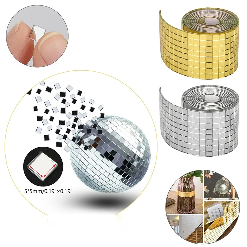Self-Adhesive Real Glass Craft Mini Square Mirrors Mosaic Tiles Stickers for Bathroom DIY Handmade Craft Home Decoration Making
Self-Adhesive Real Glass Craft Mini Square Mirrors Mosaic Tiles Stickers for Bathroom DIY Handmade Craft Home Decoration Making