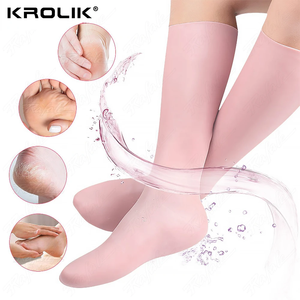 2Pcs Silicone Foot Care Socks Anti Cracking Moisturizing Gel Socks Cracked Dead Skin Remove Protector Pain Relief Pedicure Tools
2Pcs Silicone Foot Care Socks Anti Cracking Moisturizing Gel Socks Cracked Dead Skin Remove Protector Pain Relief Pedicure Tools