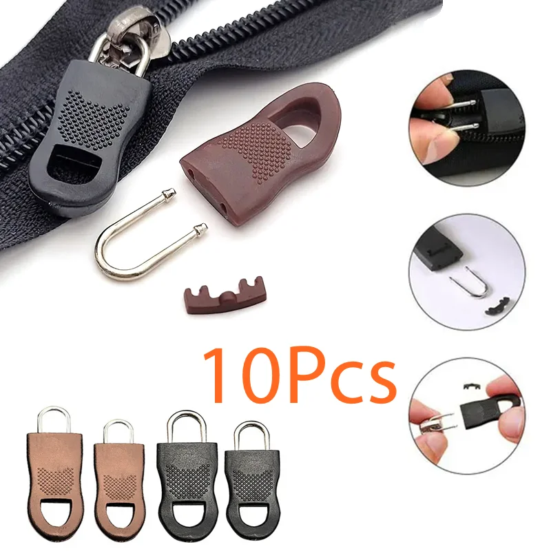 10Pcs Replacement Zipper Head Tool-free Removable Zipper Puller for Luggage Schoolbag End Fit Rope Tag Clothing Zip Fixer Broken
10Pcs Replacement Zipper Head Tool-free Removable Zipper Puller for Luggage Schoolbag End Fit Rope Tag Clothing Zip Fixer Broken