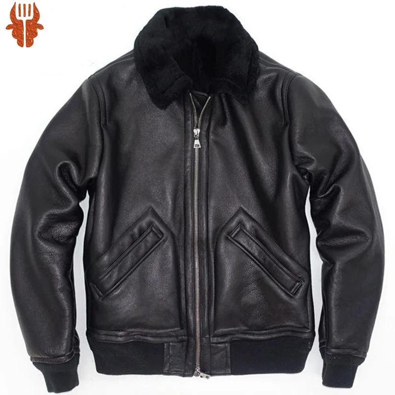 2023 Genuine Sheepskin Winter Jacket Male Leather Jackets Black Warm Nature Real Sheep Fur Coat Men Clothes Veste Homme
2023 Genuine Sheepskin Winter Jacket Male Leather Jackets Black Warm Nature Real Sheep Fur Coat Men Clothes Veste Homme