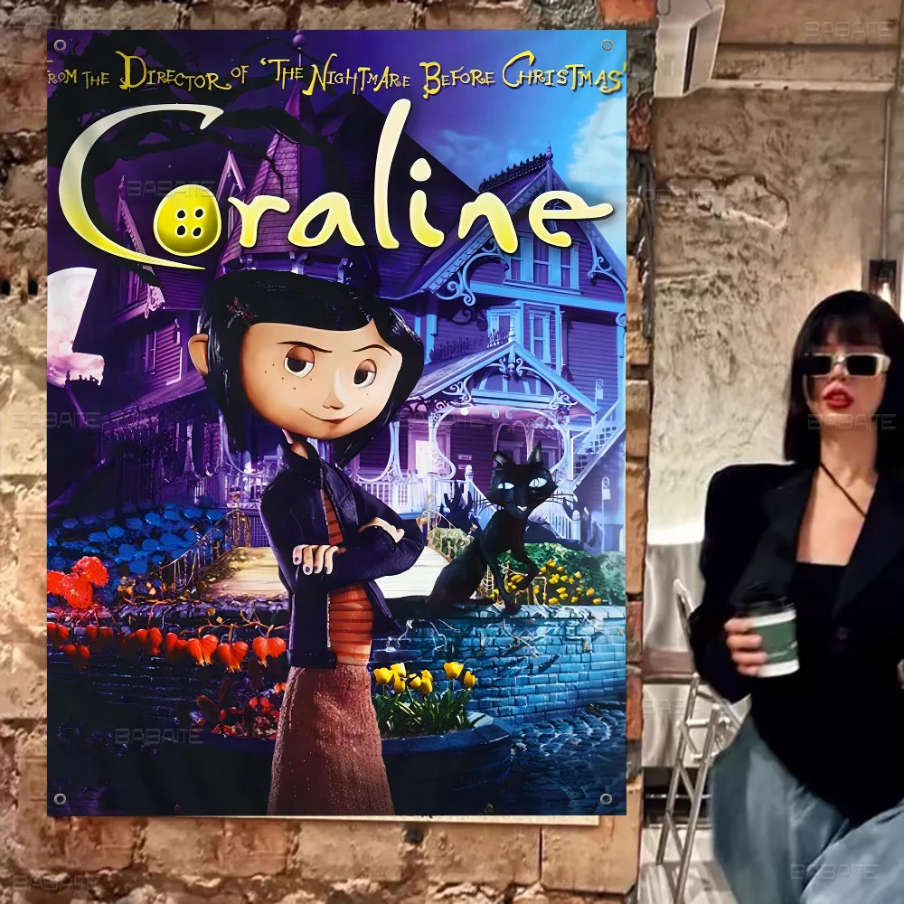 Аниме фильм C-Coraline аниме-карта флаг для гостиной домашний декор в общежитии