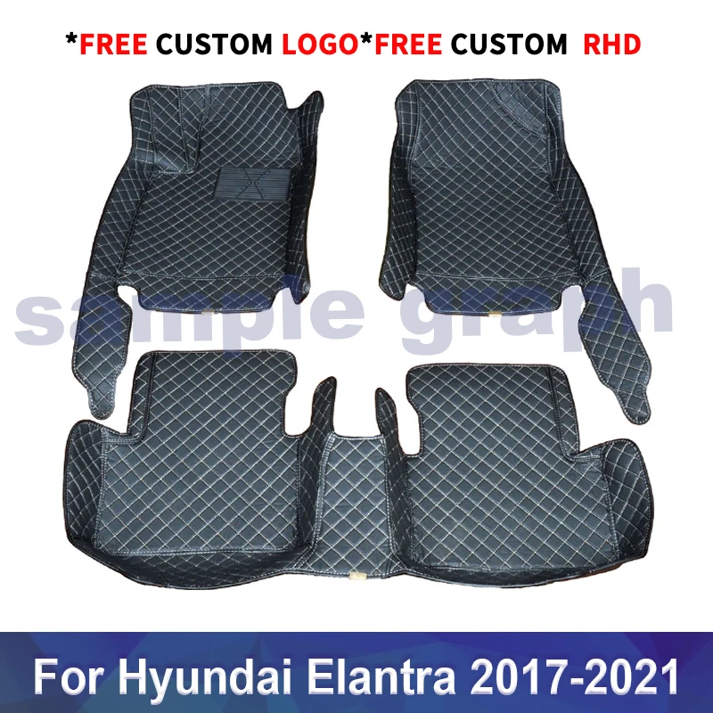Custom Car floor mats for HYUNDAI Elantra 2017-2021 Customauto foot Pads automobile carpet cover Car accessories
Custom Car floor mats for HYUNDAI Elantra 2017-2021 Customauto foot Pads automobile carpet cover Car accessories