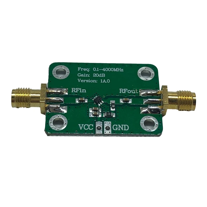 Broadband RF Amplifiers 0.1-4000Mhz Gain 20DB Microwave Radio Frequency Amplifier Module
Broadband RF Amplifiers 0.1-4000Mhz Gain 20DB Microwave Radio Frequency Amplifier Module