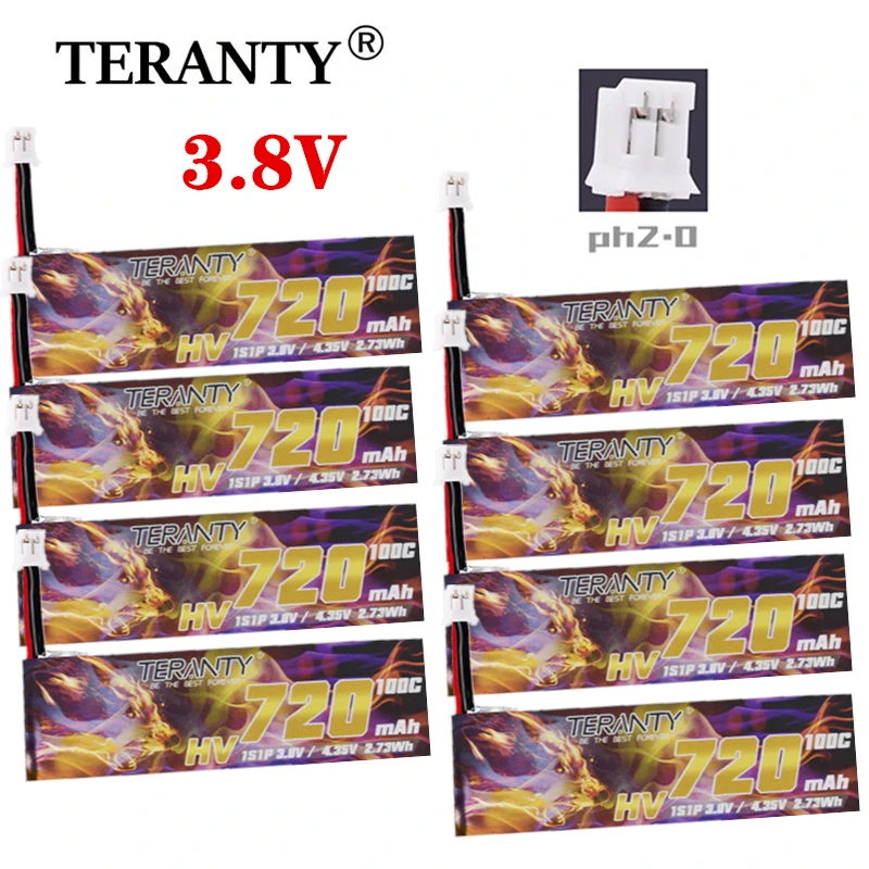 TERANTY Max 200C 1S 3,8 V 720mAh Lipo батарея для дистанционного управления игрушки модель UAV FPV Дрон 3,8 V батарея PH2.0 разъем
TERANTY Max 200C 1S 3,8 V 720mAh Lipo батарея для дистанционного управления игрушки модель UAV FPV Дрон 3,8 V батарея PH2.0 разъем