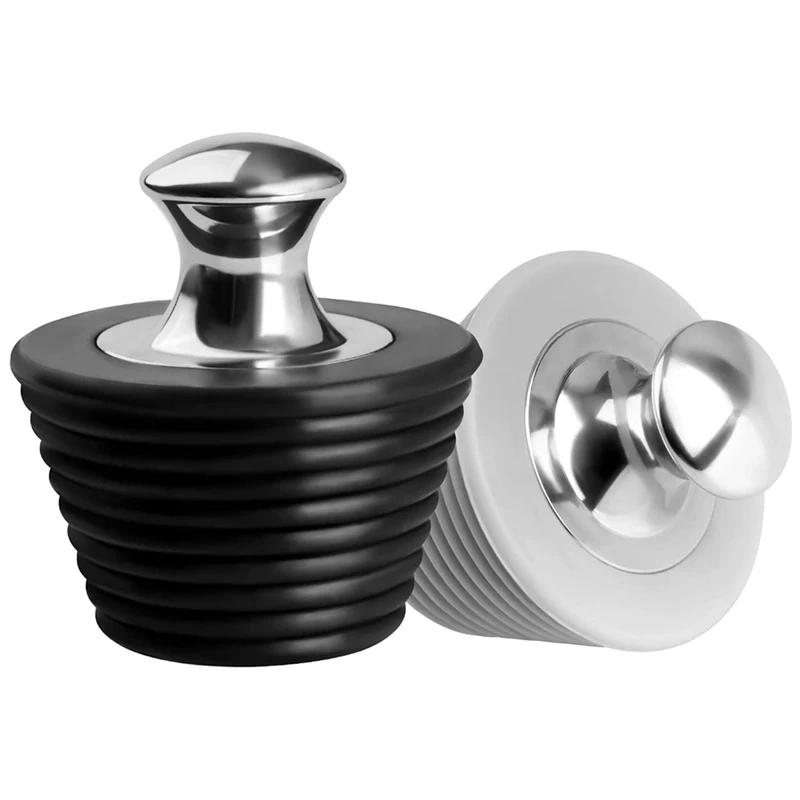Universal Bathtub Stopper - Tub Drain Plug - 2 PCS Stainless Steel Replacement Tub Stopper for Bathroom Kitchen
Universal Bathtub Stopper - Tub Drain Plug - 2 PCS Stainless Steel Replacement Tub Stopper for Bathroom Kitchen