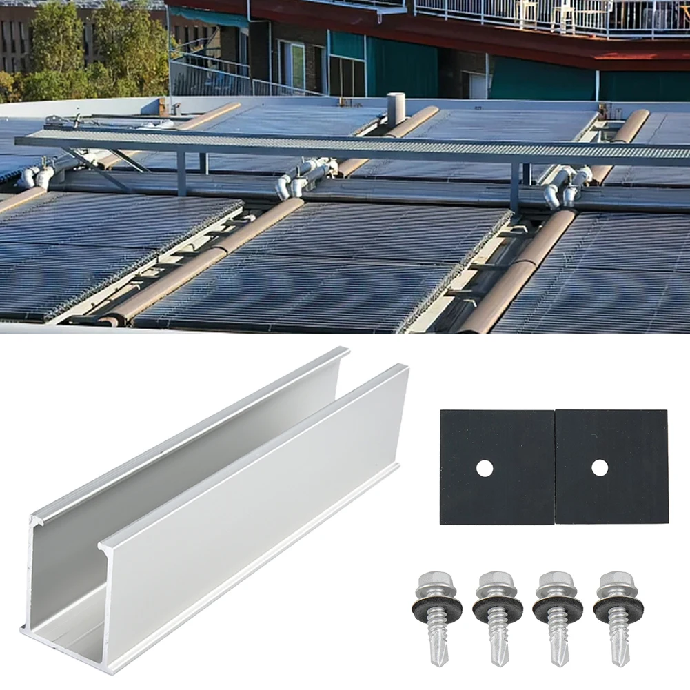 1/4sets Solar Modules Rail Bracket Trapezoidal Sheet Flat Roof PV Mounting Rail 20CM Solar Panel Mount Fastening Module
1/4sets Solar Modules Rail Bracket Trapezoidal Sheet Flat Roof PV Mounting Rail 20CM Solar Panel Mount Fastening Module